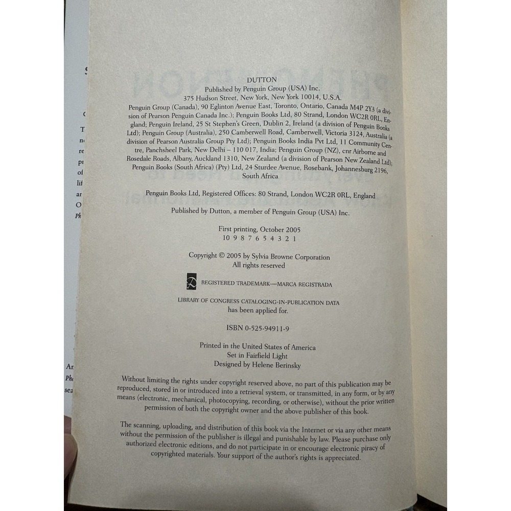 Sylvia Browne Insight Other Side Paranormal Prophecy Psychic Angel Book Lot Hard - Picture 16 of 16